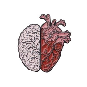 Brain & Heart pin