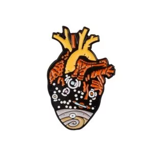 Galaxy Heart pin