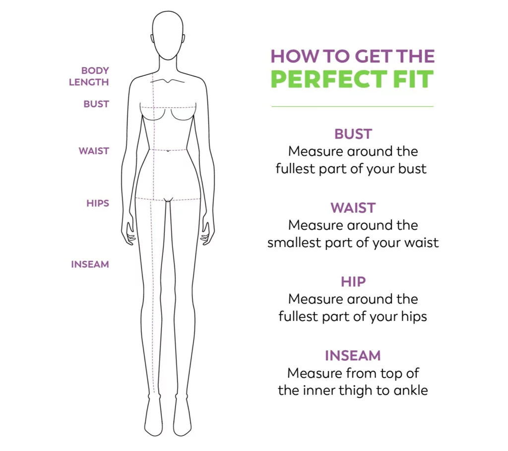 Healing Hands Women Scrubs Size Chart