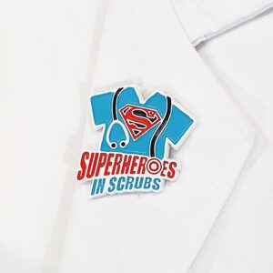 Superheroes in Scrubs Enamel Pin
