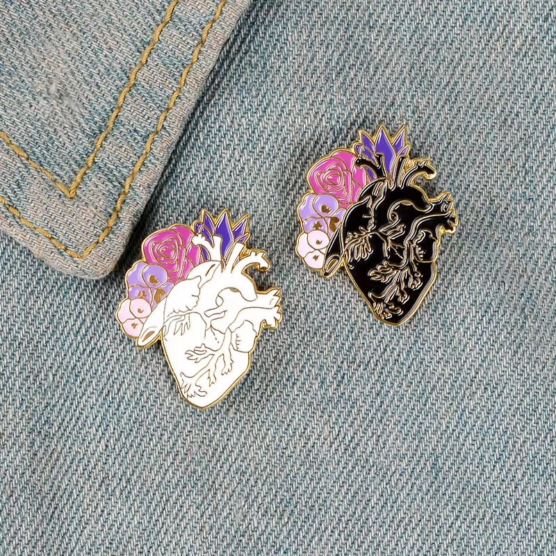 Flourishing Heart Enamel Pin