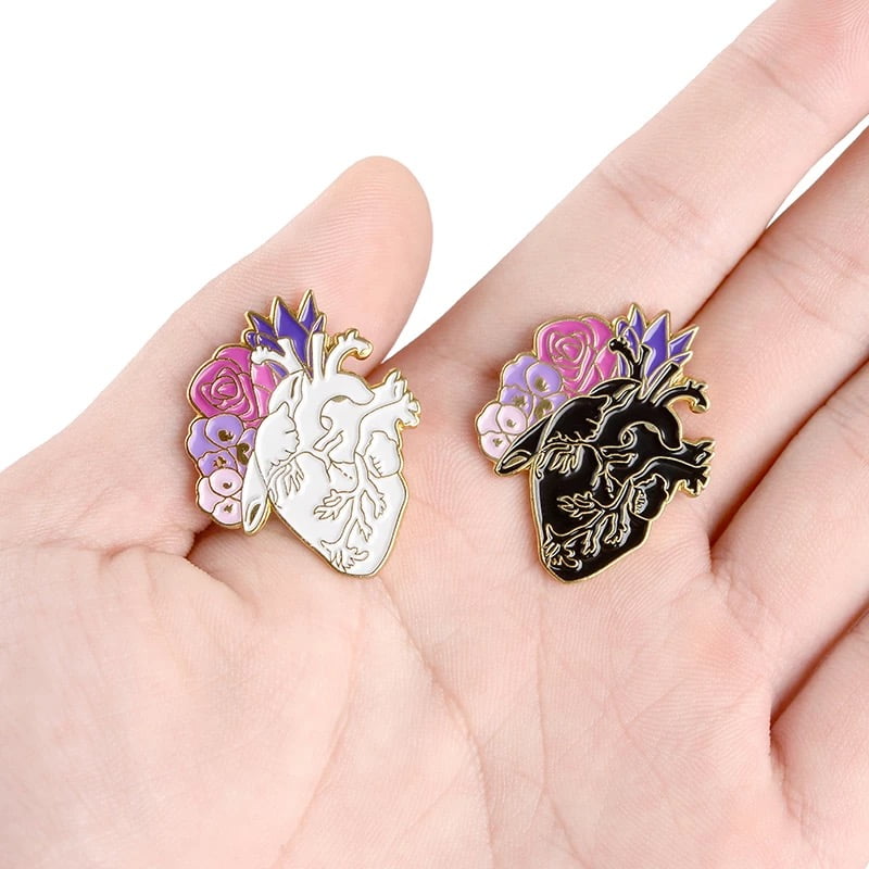 Flourishing Heart Enamel Pin