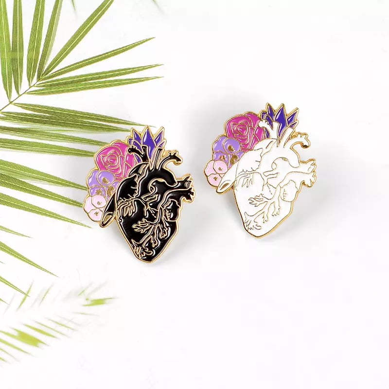Flourishing Heart Enamel Pin