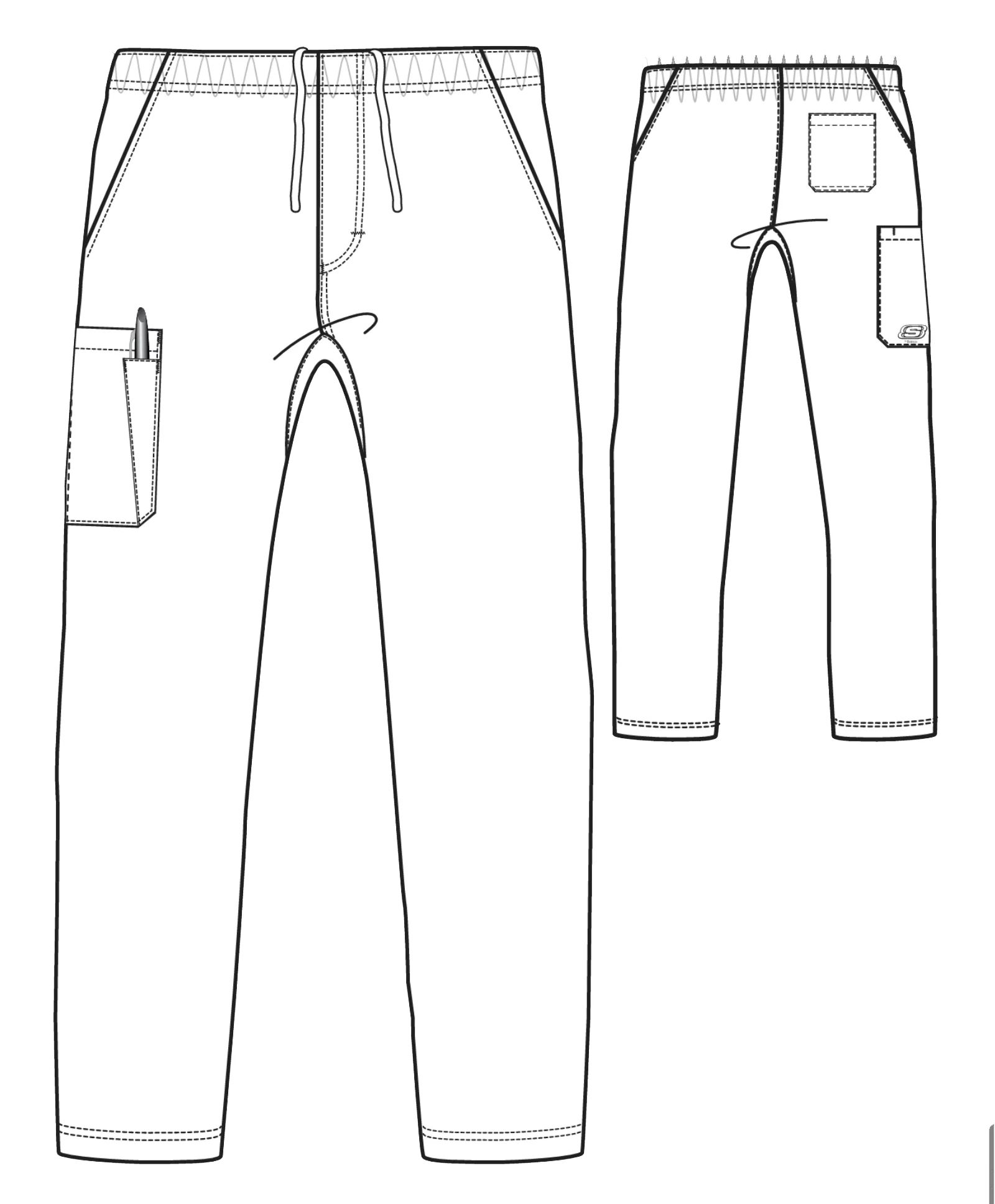 Skechers - Structure Men's Scrub Set Pant