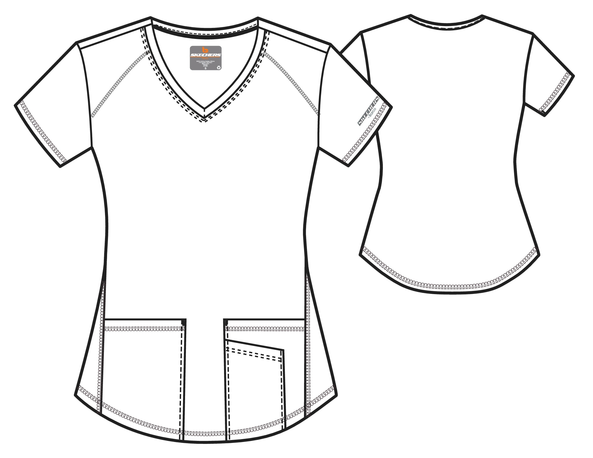 Skechers - Vitality Women's Scrub Top Sketch