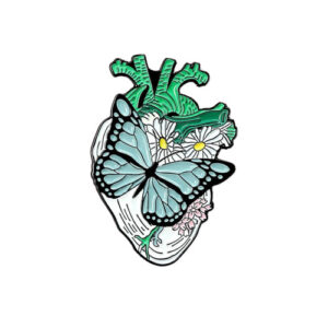 Heart with Butterflies Pin