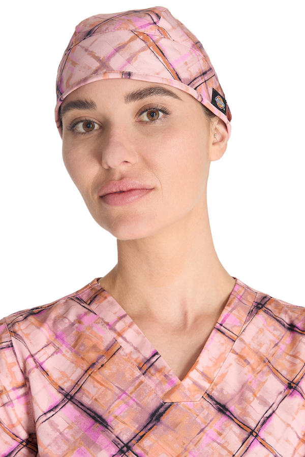 Unisex Print Scrub Hat in Paint By Plaid