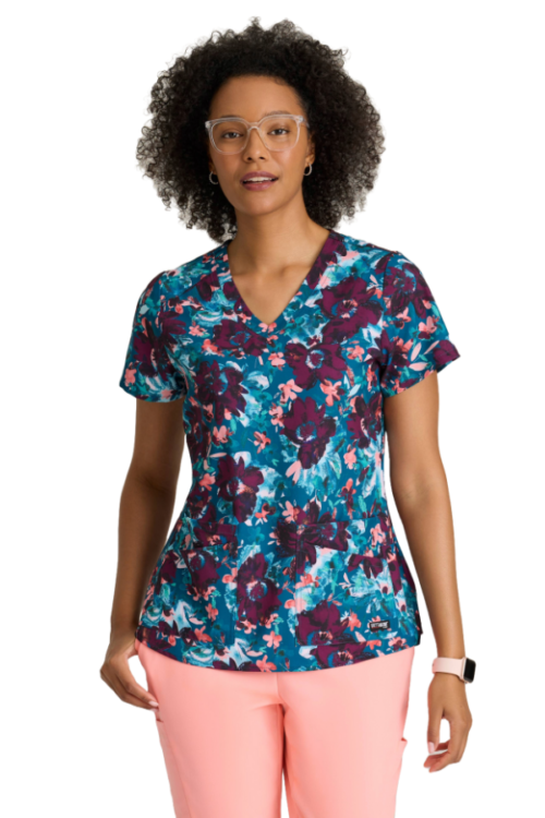 Grey’s Anatomy Women's Ella Print Top