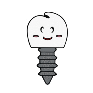 Cute dental implant pin