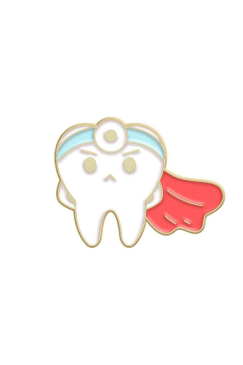 Super hero tooth pin