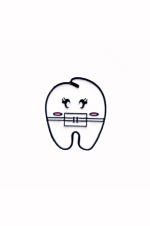 Cute orthodontics pin