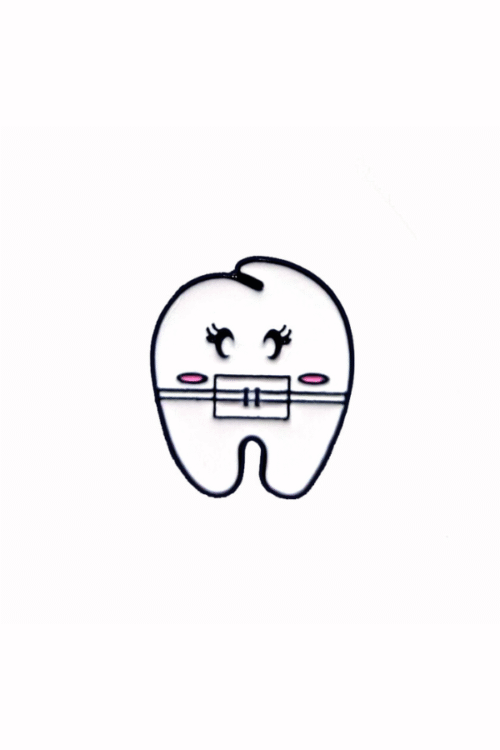 Cute orthodontics pin