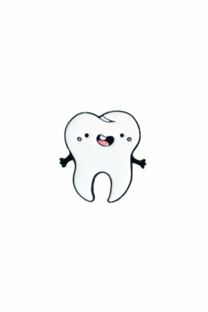 Cute milk tooth pin