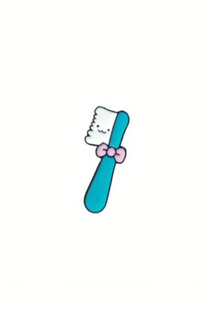 Cute happy brush pin