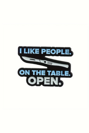 I like people on the table open pin