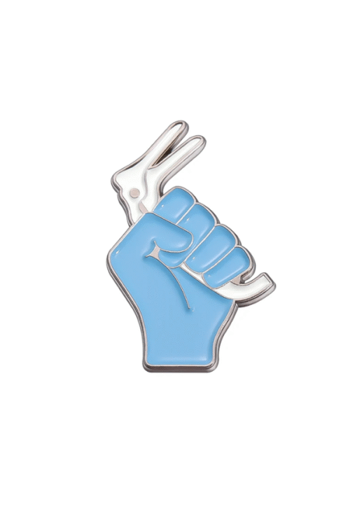Speculum hand pin